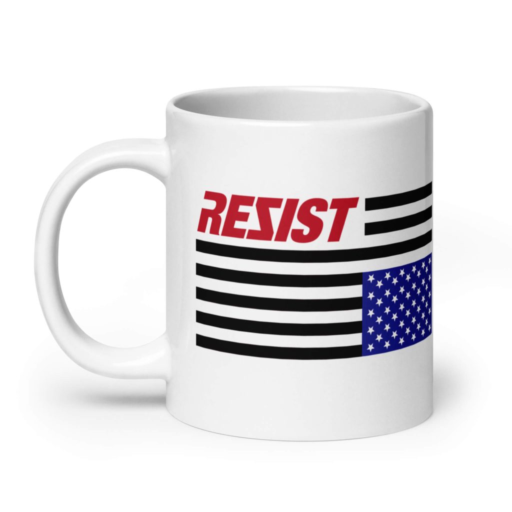 Rezist Distress Mug Side