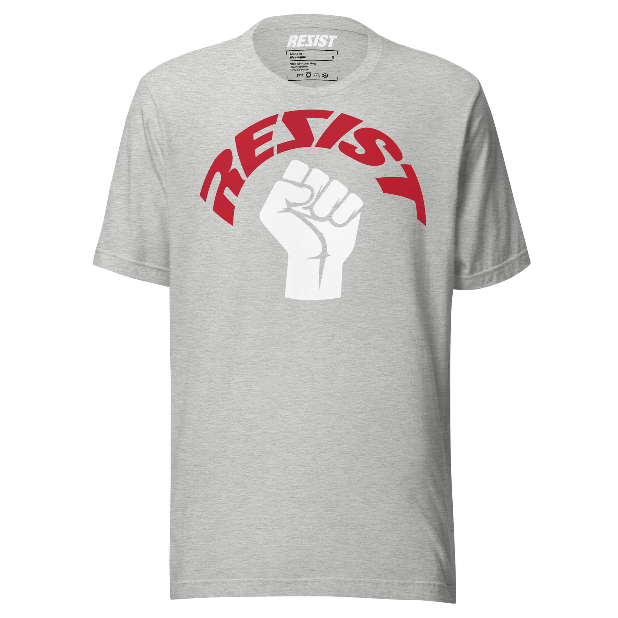 Rezist Fist T-Shirt Grey