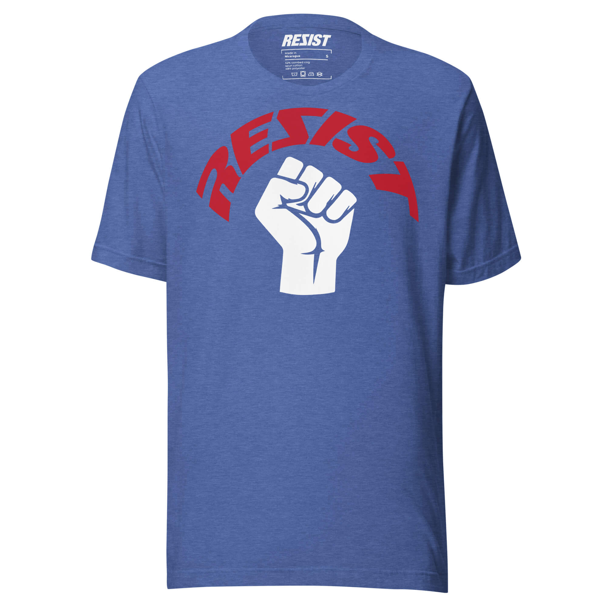 Rezist Fist T-Shirt Blue