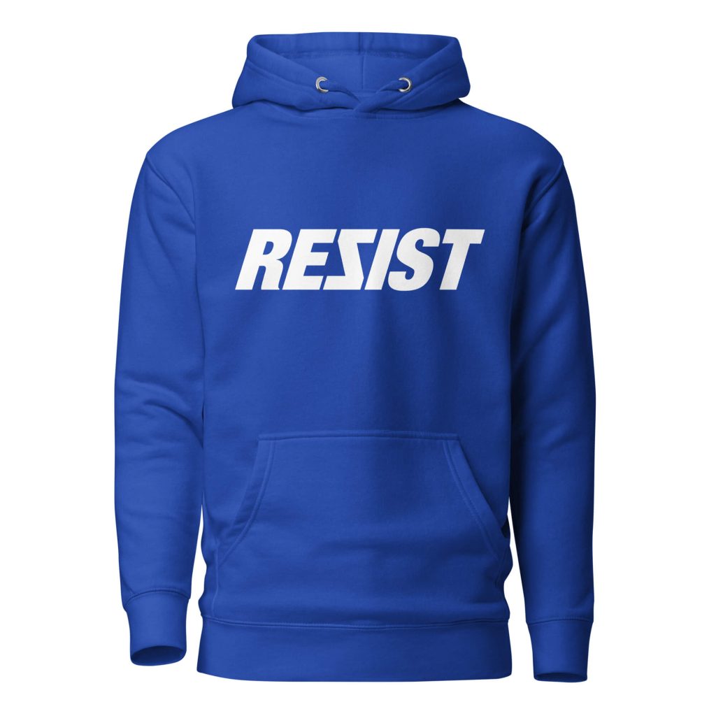 Rezist Hoodie Blue